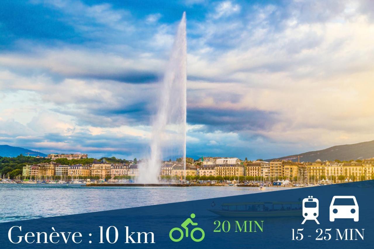 Homey Cycy - New / Free Parking / Hyper-Centre / Proche Geneve Анмас Екстериор снимка